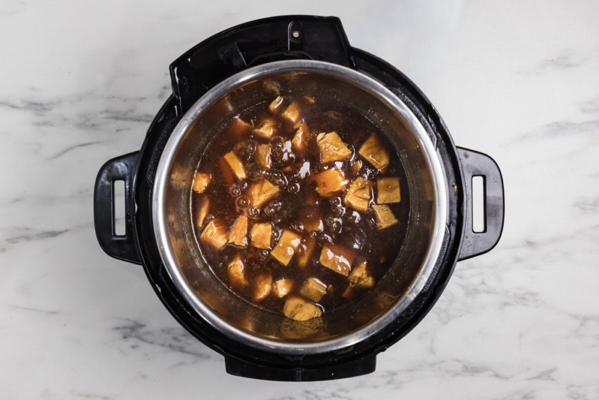 honey garlic chicken in the instant pot