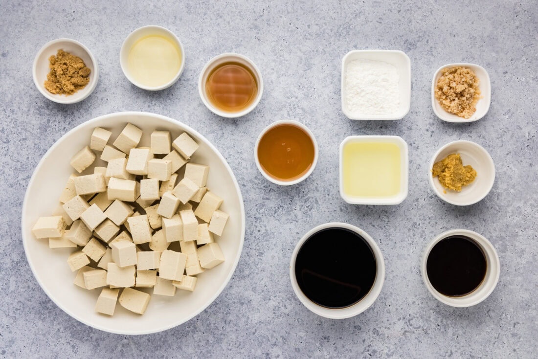 Ingredients for Teriyaki Tofu