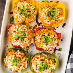 Buffalo Chicken Stuffed Peppers