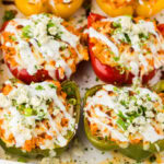 Buffalo Chicken Stuffed Peppers