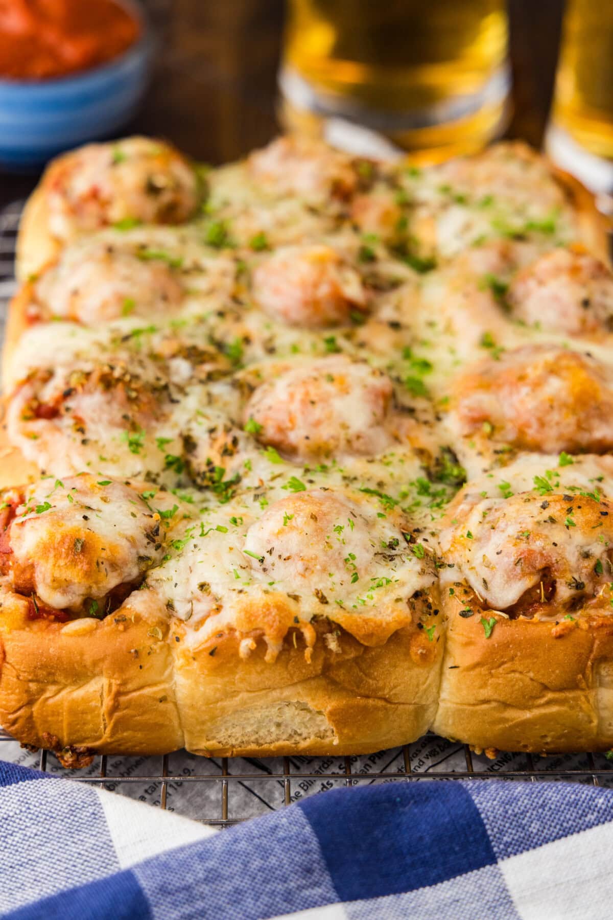 Close up photo of Meatball Sliders