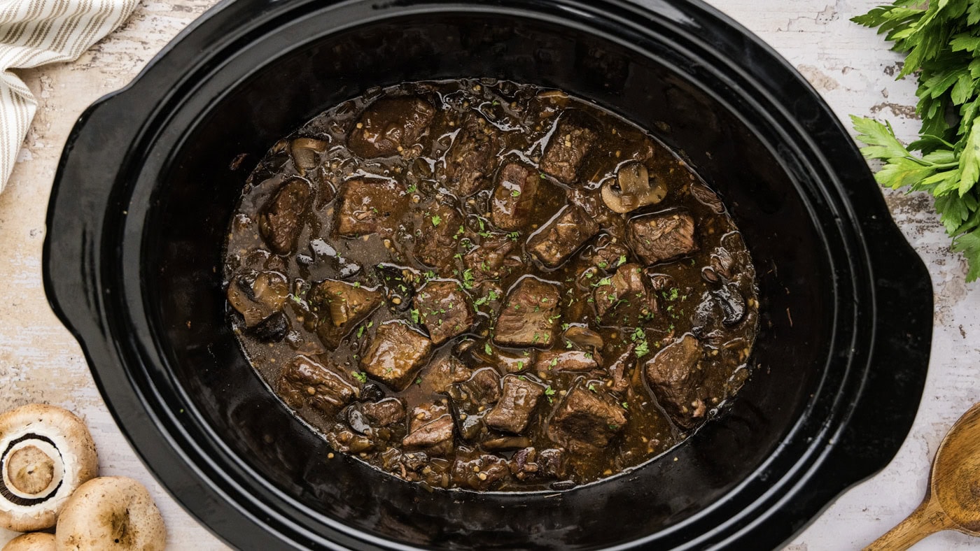 Crockpot Beef Tips and Gravy