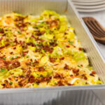 Potatoes Au Gratin with Bacon and Leeks
