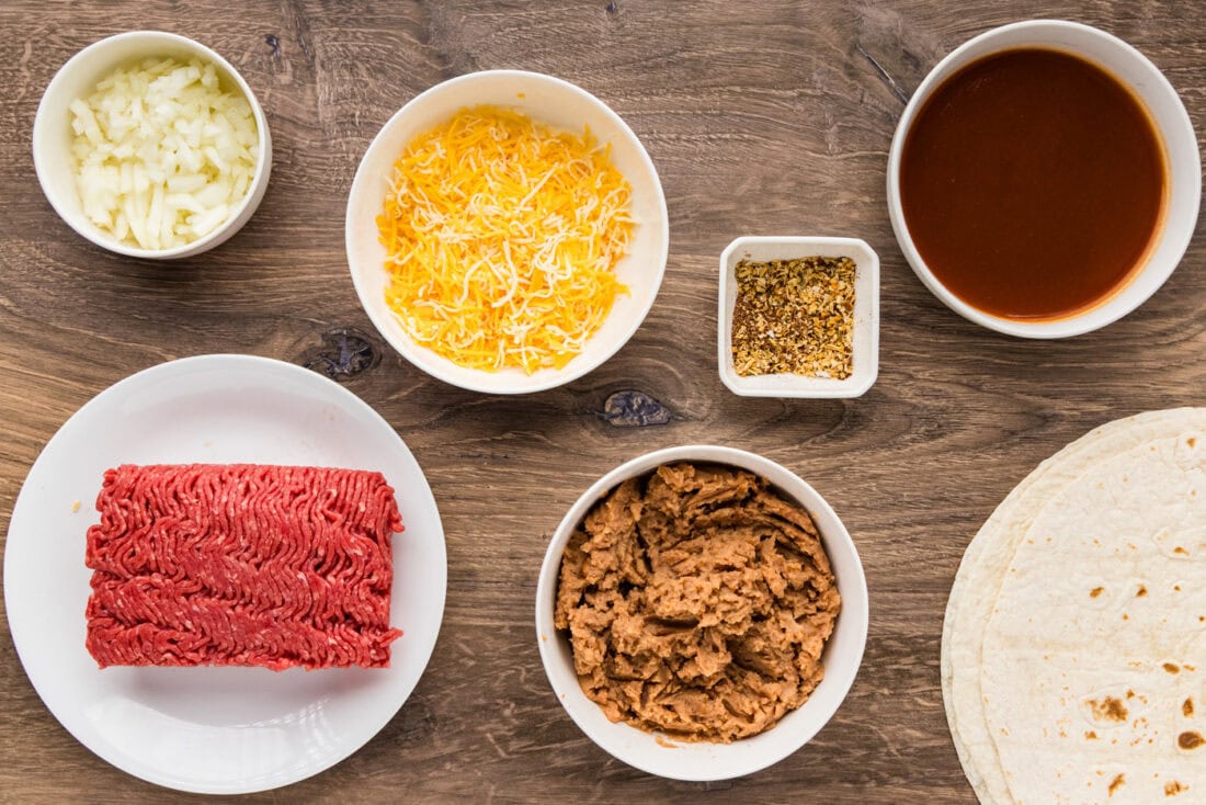 ingredients for making enchiritos