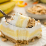 fork full of Banana Cream Lush