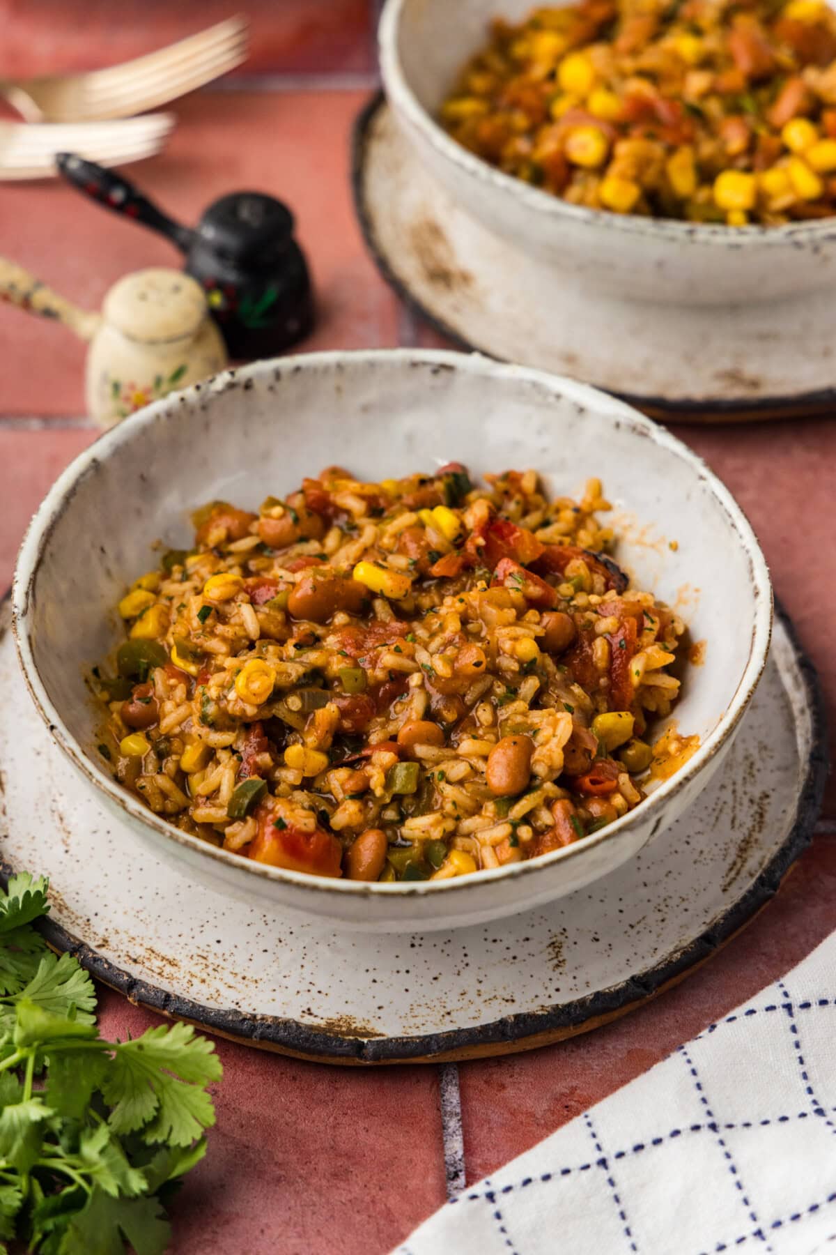 bowl of Mexican Rice and Beans