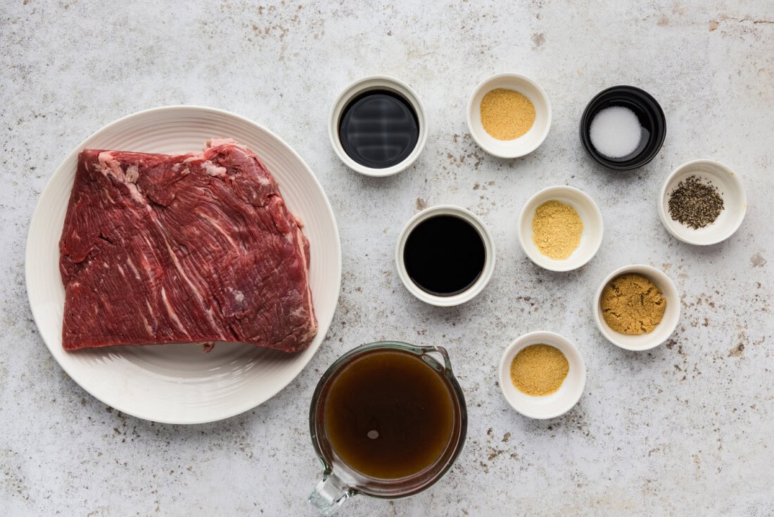 ingredients for Slow Cooker Brisket