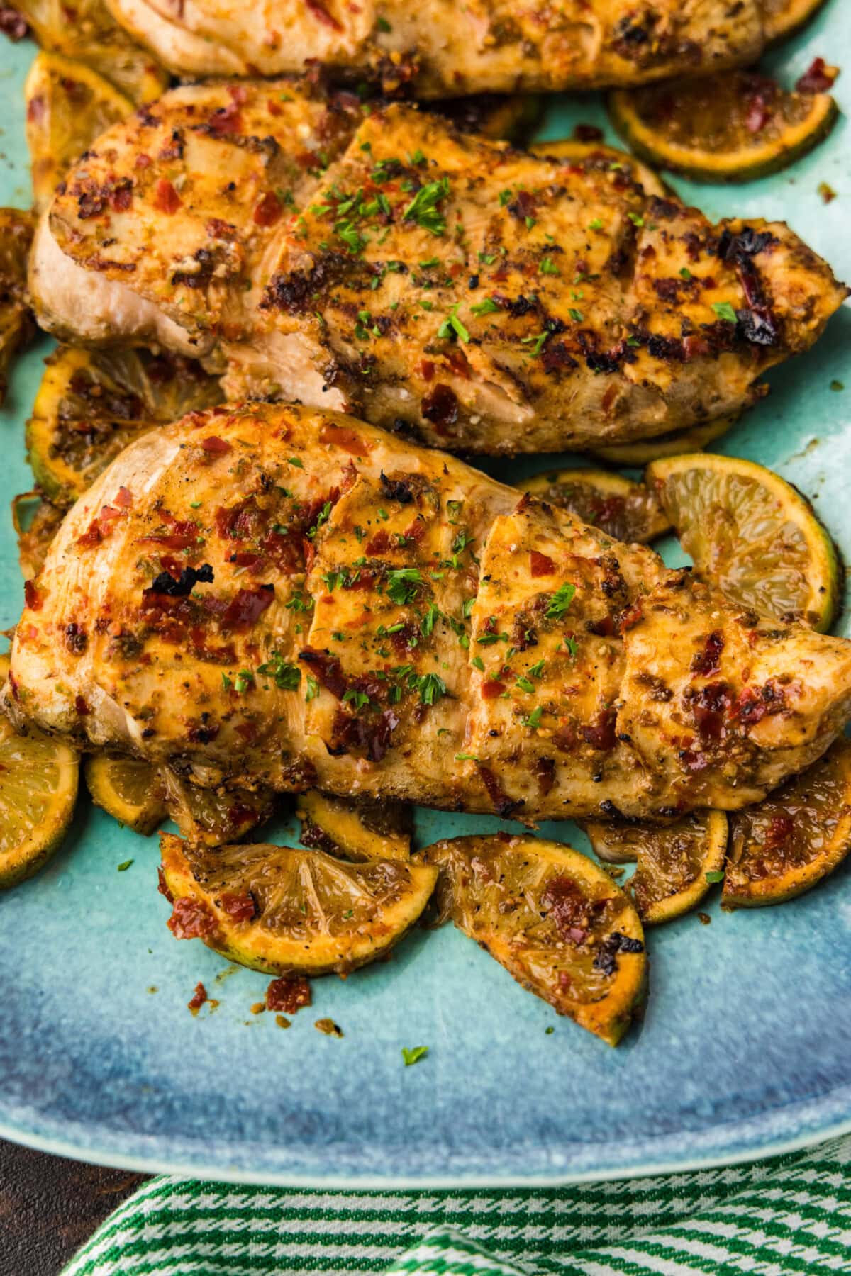 Chile Lime Chicken on platter