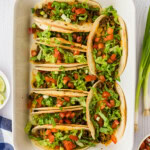 baking pan with oven tacos