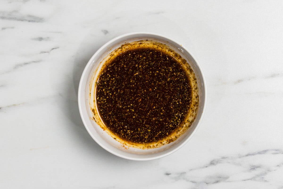marinade in bowl