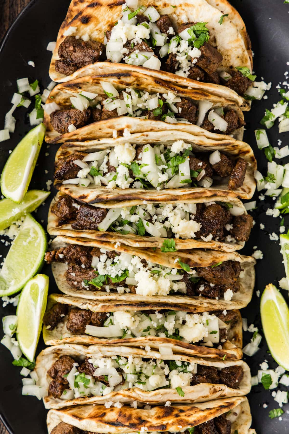 Steak Soft Tacos  close up photo