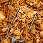 scoop full of Taco Chex Mix