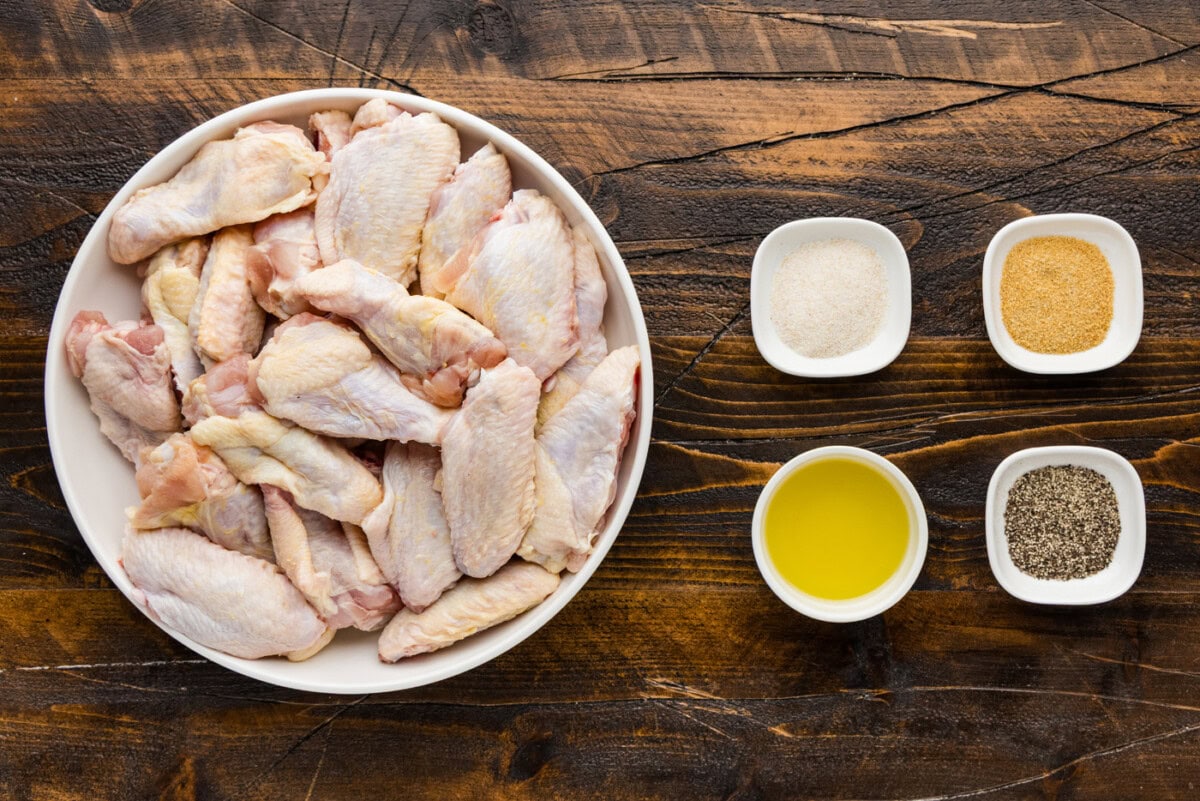 ingredients for grilled chicken wings