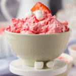 small dish of Strawberry Fluff Salad