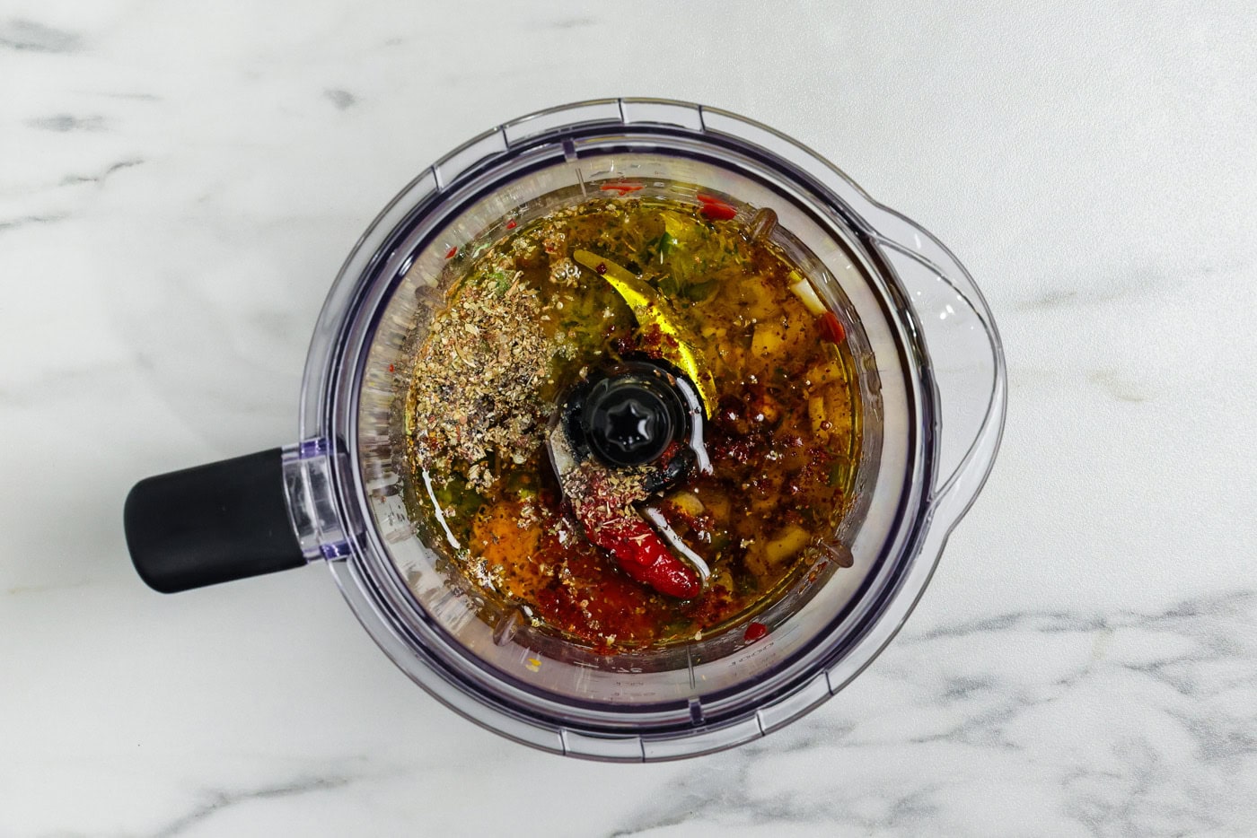 Baja Marinade ingredients in blender