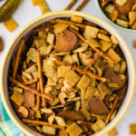 bowl of Dill Pickle Chex Mix
