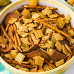 bowl of Dill Pickle Chex Mix