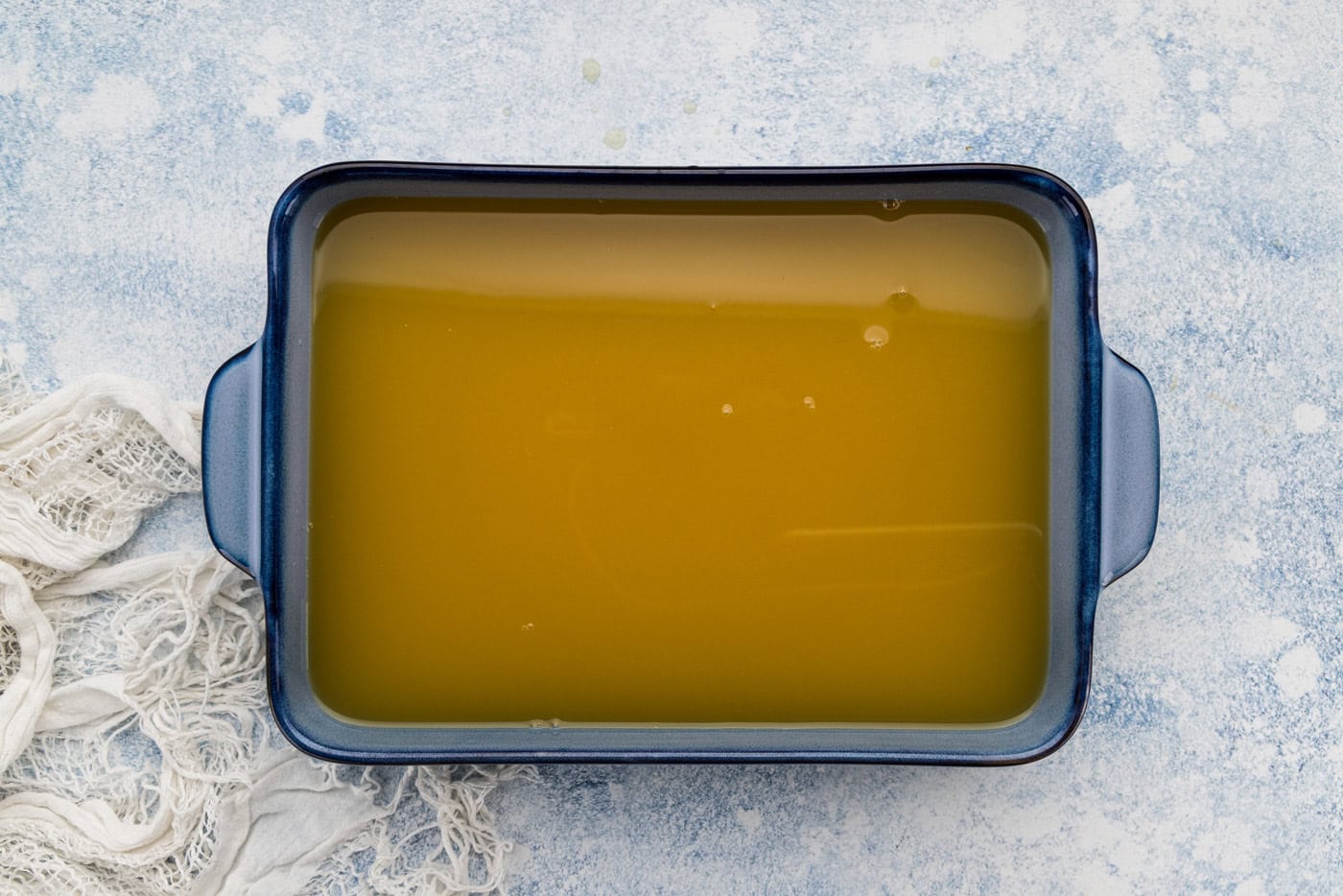 Easy Bourbon Slush ingredients in pan