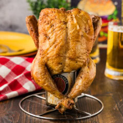 smoked beer can chicken
