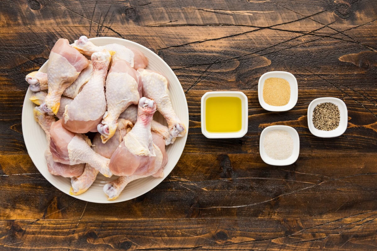 ingredients for Smoked Chicken Drumsticks