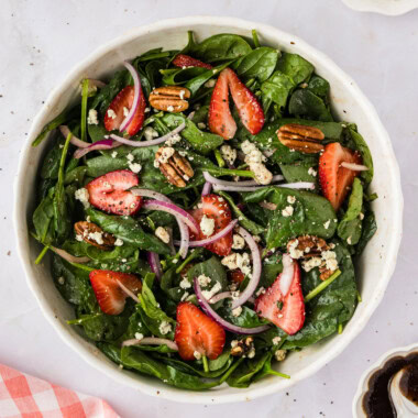 tossed Strawberry Spinach Salad