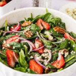 45 view of Strawberry Spinach Salad