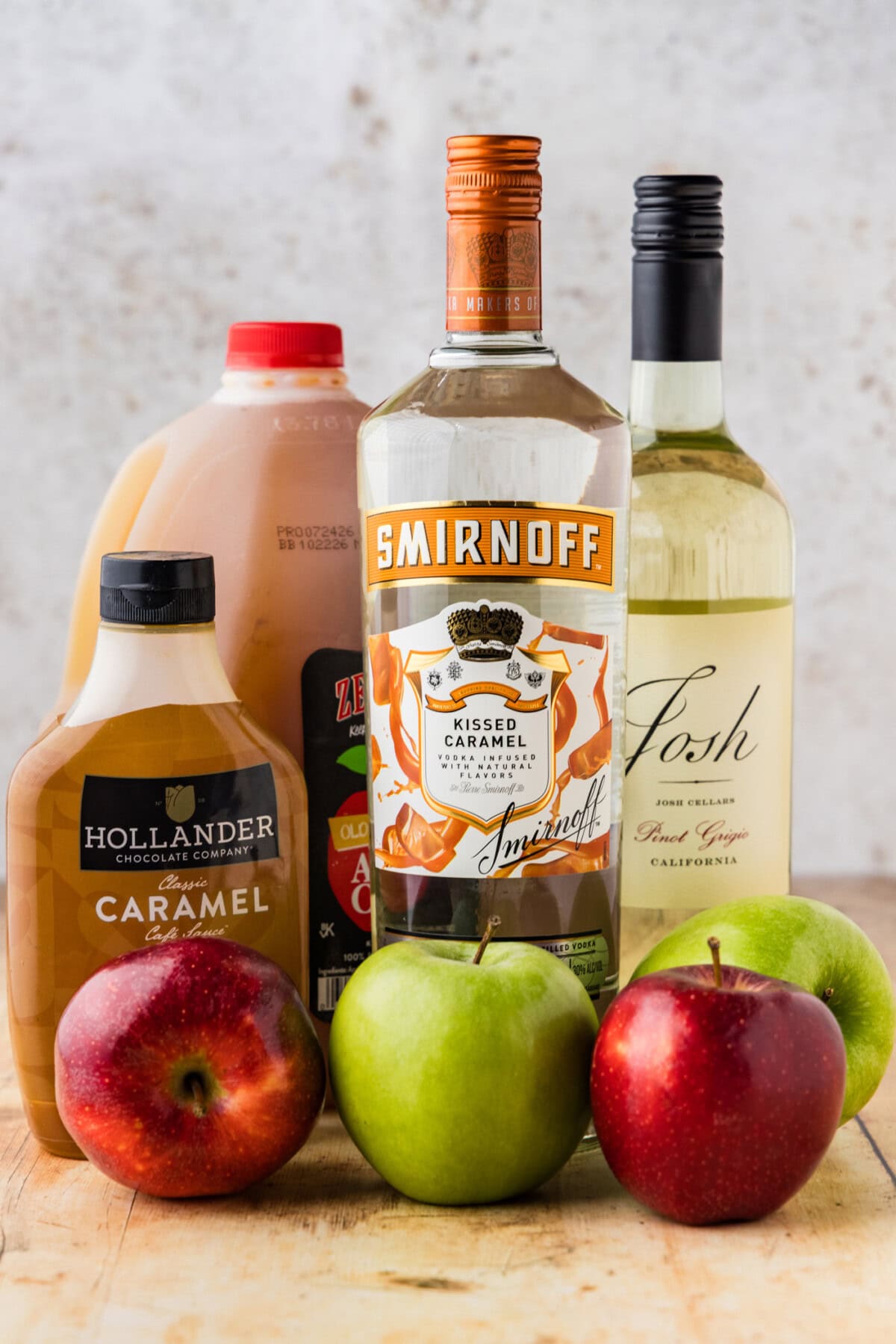 ingredients for Apple Cider Sangria