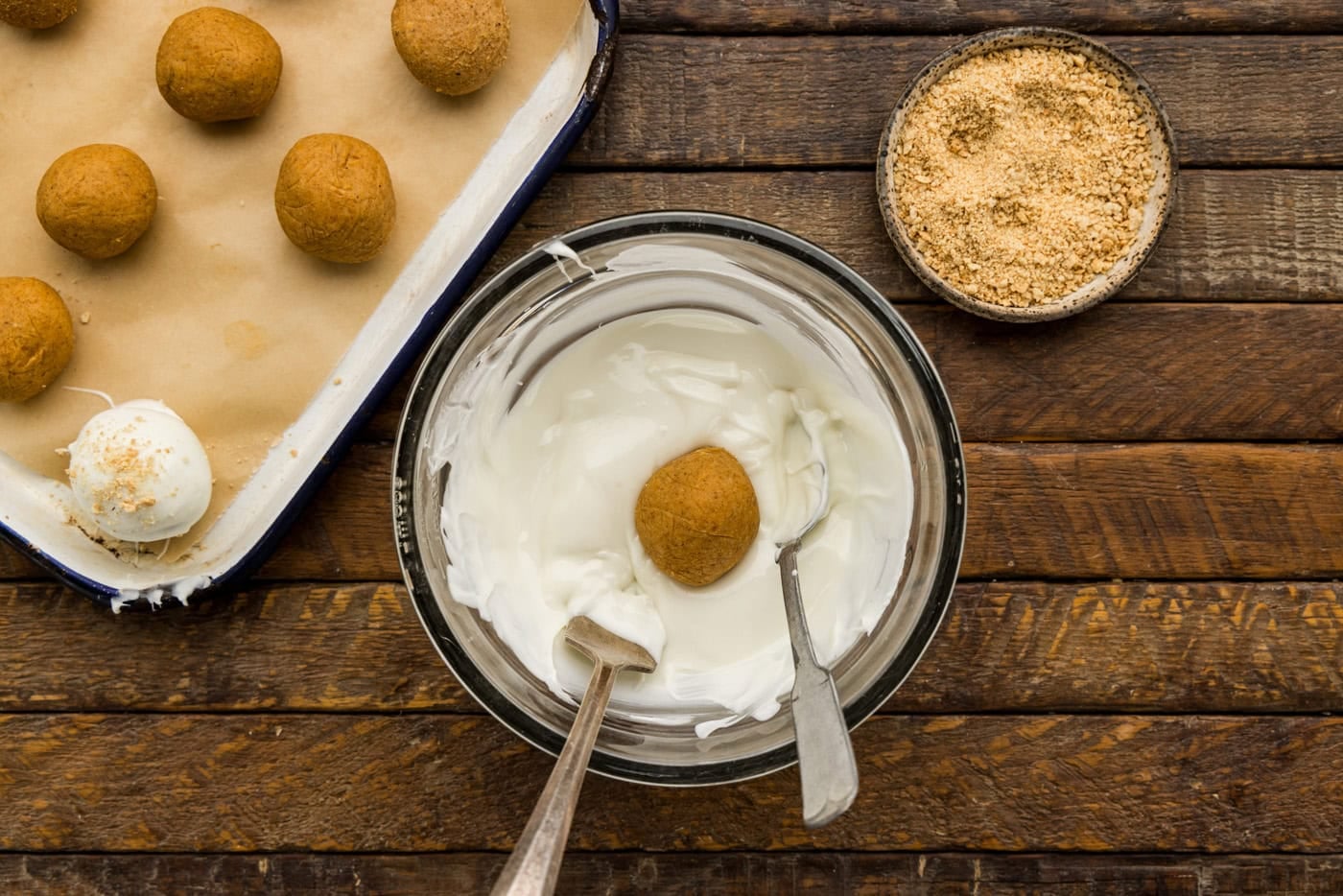 Pumpkin Truffle in white chocolate